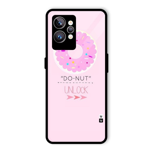 Do-Nut Unlock Glass Back Case for Realme GT2 Pro