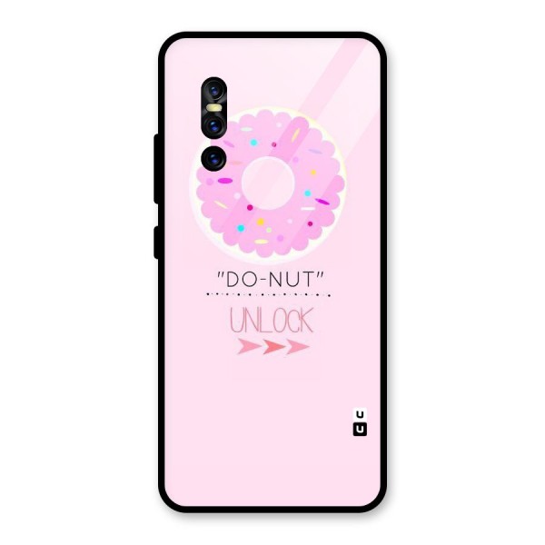 Do-Nut Unlock Glass Back Case for Vivo V15 Pro