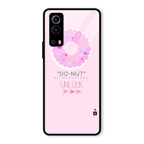 Do-Nut Unlock Glass Back Case for Vivo iQOO Z3