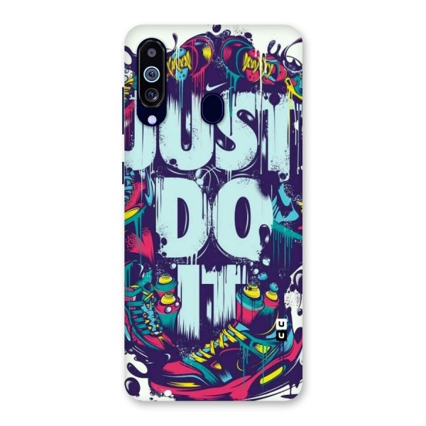 Do It Abstract Back Case for Galaxy A60