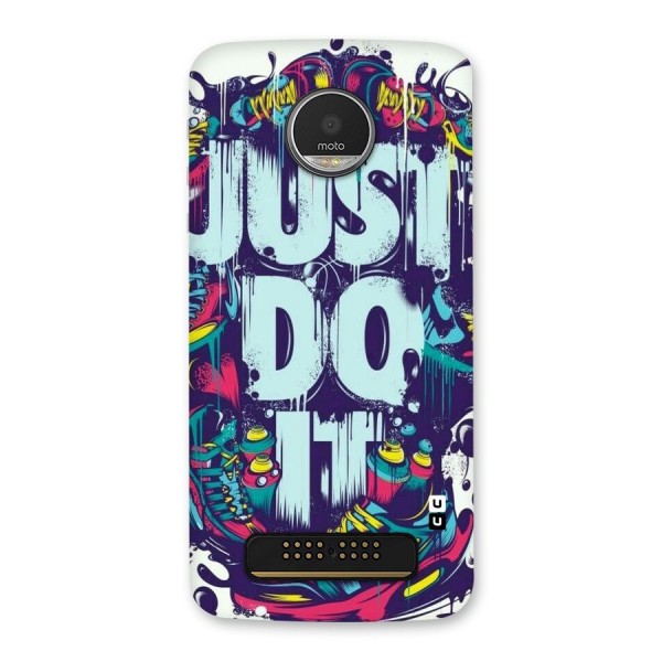 Do It Abstract Back Case for Moto Z Play