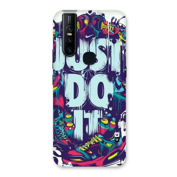 Do It Abstract Back Case for Vivo V15