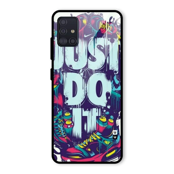 Do It Abstract Glass Back Case for Galaxy A51