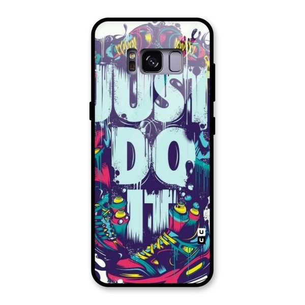 Do It Abstract Glass Back Case for Galaxy S8