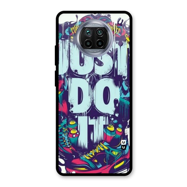 Do It Abstract Glass Back Case for Mi 10i