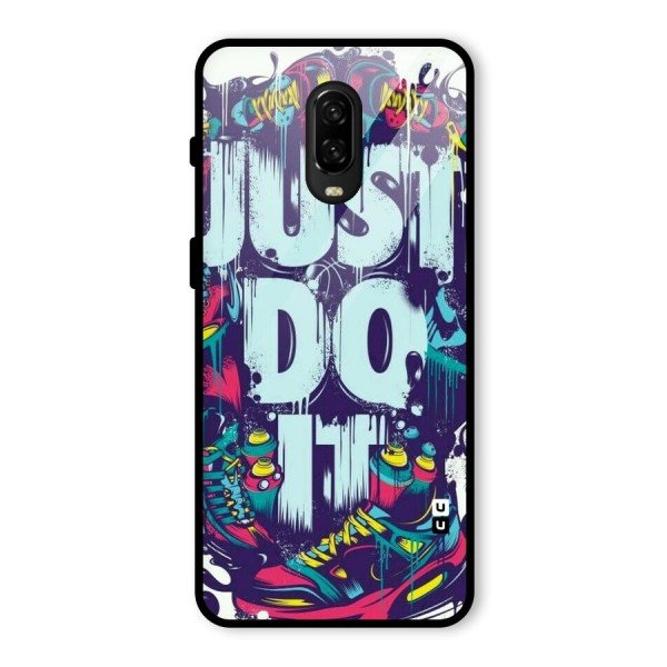 Do It Abstract Glass Back Case for OnePlus 6T