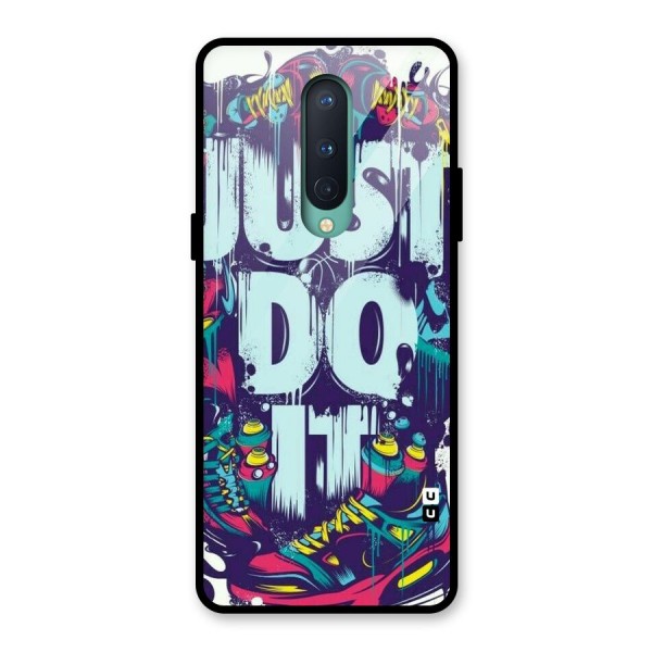 Do It Abstract Glass Back Case for OnePlus 8