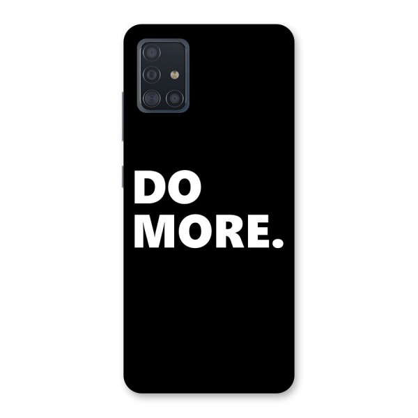 Do More Back Case for Galaxy A51