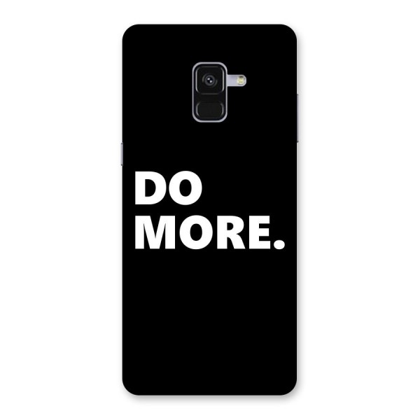 Do More Back Case for Galaxy A8 Plus