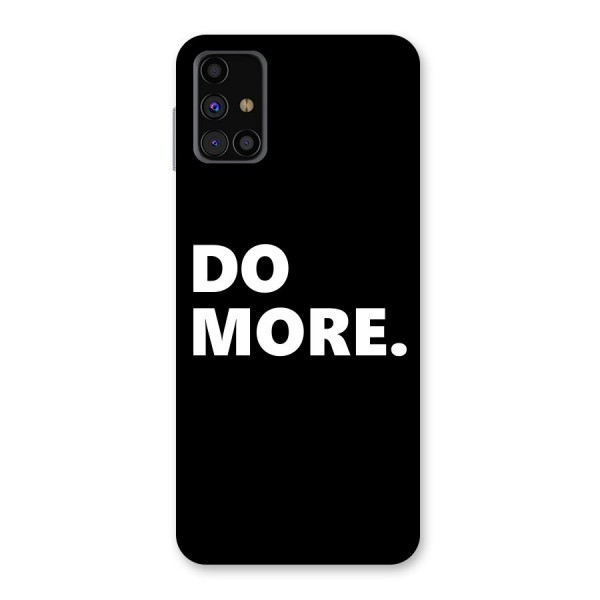 Do More Back Case for Galaxy M31s