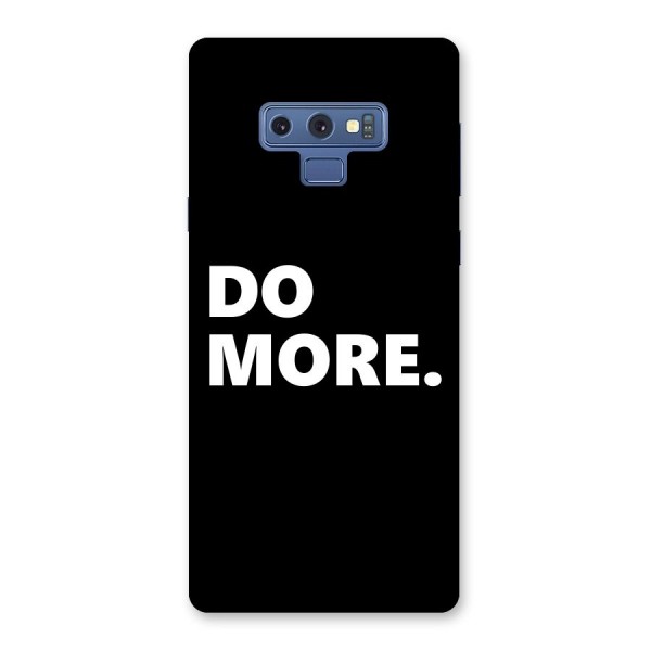 Do More Back Case for Galaxy Note 9