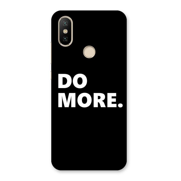 Do More Back Case for Mi A2