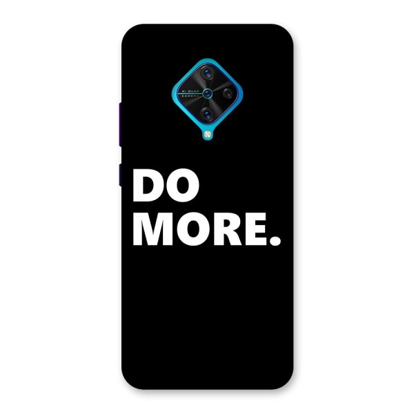 Do More Back Case for Vivo S1 Pro