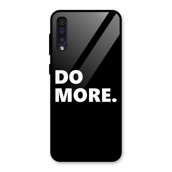 Do More Glass Back Case for Galaxy A50s