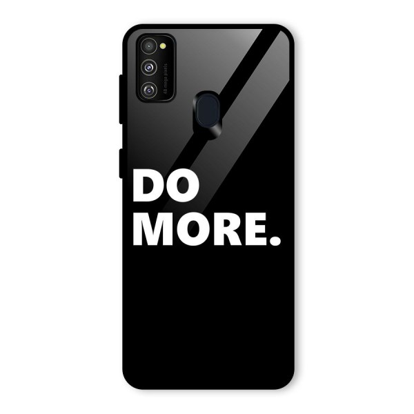 Do More Glass Back Case for Galaxy M21