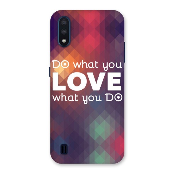 Do What You Love Back Case for Galaxy M01