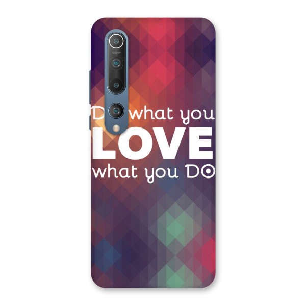 Do What You Love Back Case for Mi 10