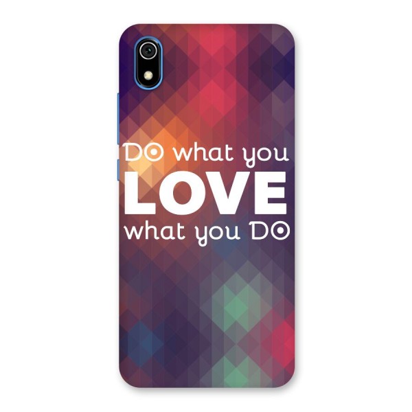 Do What You Love Back Case for Redmi 7A