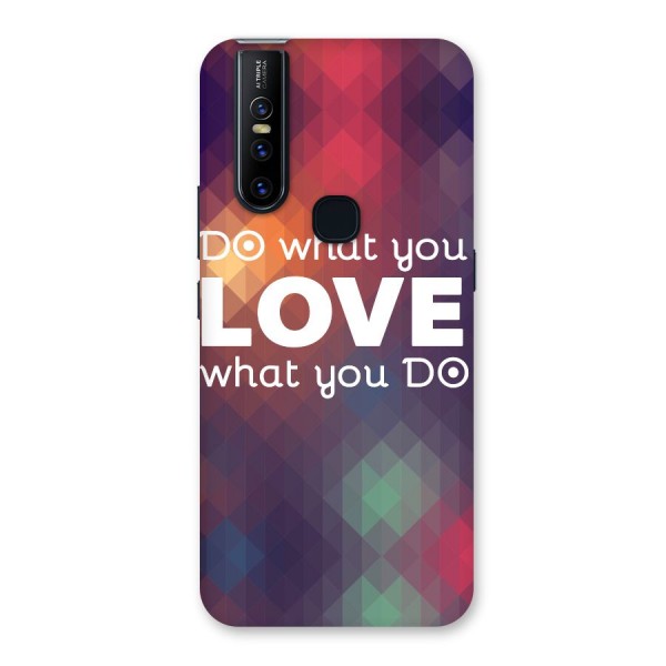 Do What You Love Back Case for Vivo V15