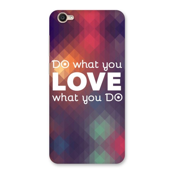 Do What You Love Back Case for Vivo Y55s