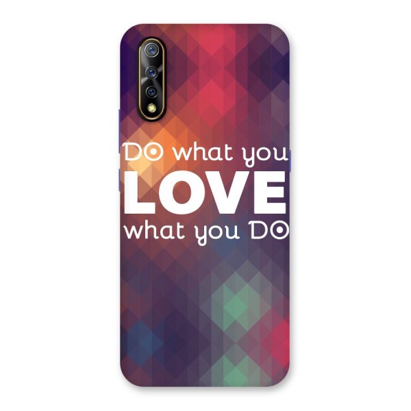 Do What You Love Back Case for Vivo Z1x