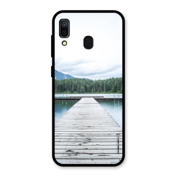 Dock River Glass Back Case for Galaxy A30