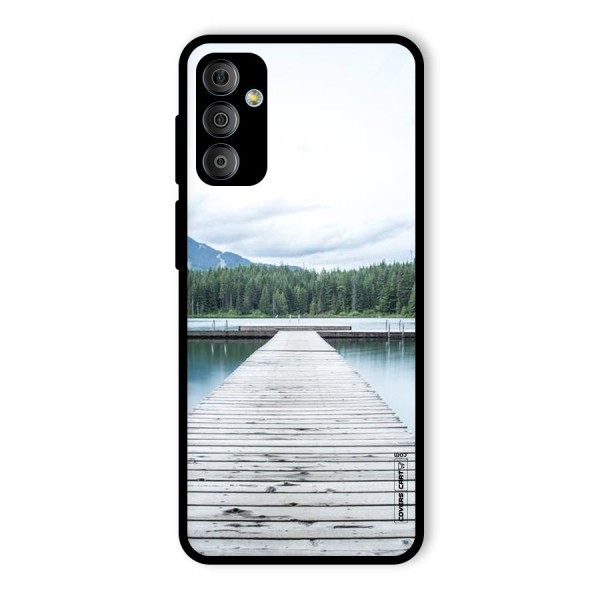 Dock River Glass Back Case for Galaxy F23