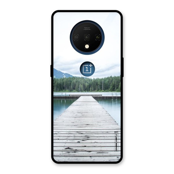 Dock River Glass Back Case for OnePlus 7T