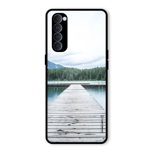 Dock River Glass Back Case for Oppo Reno4 Pro