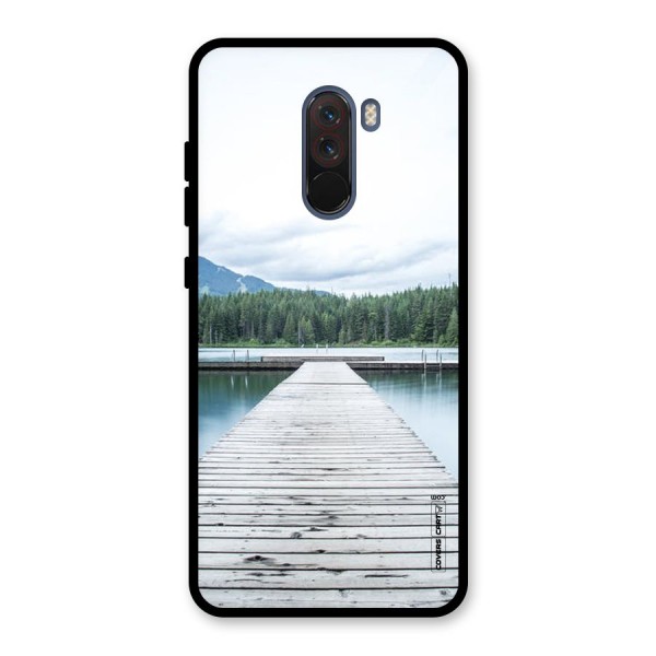 Dock River Glass Back Case for Poco F1