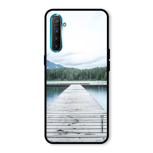 Dock River Glass Back Case for Realme XT