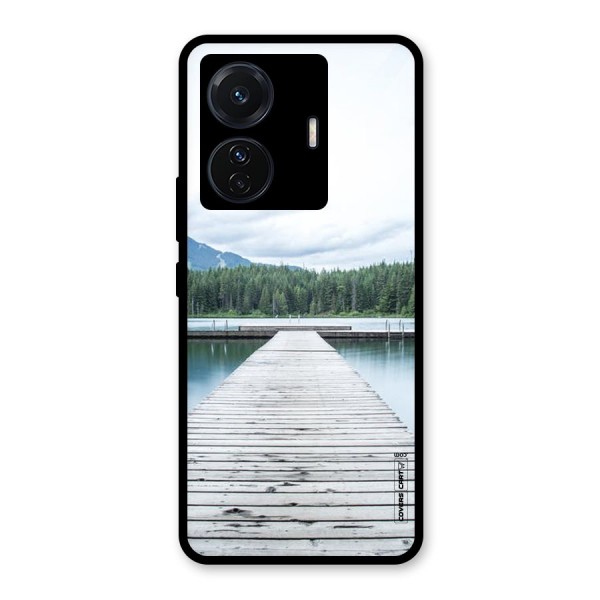 Dock River Glass Back Case for Vivo T1 Pro