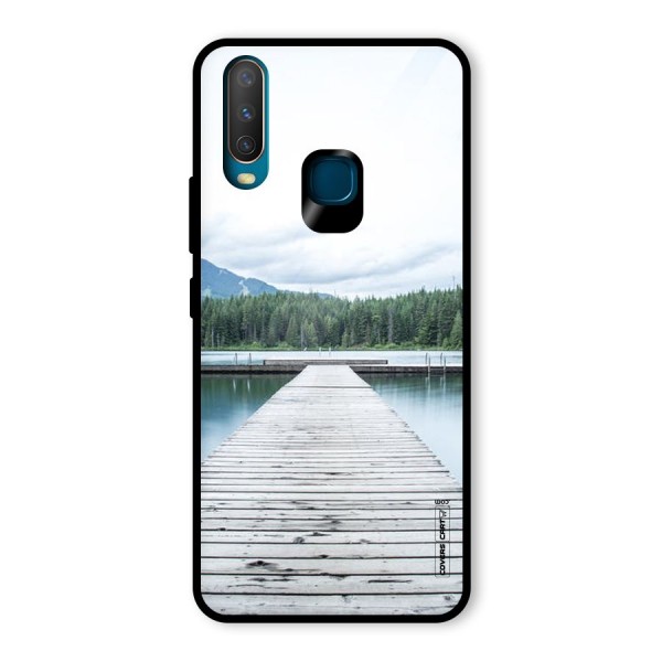 Dock River Glass Back Case for Vivo Y12