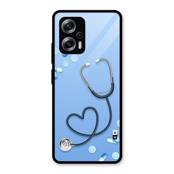 Doctors Stethoscope Glass Back Case for Redmi K50i