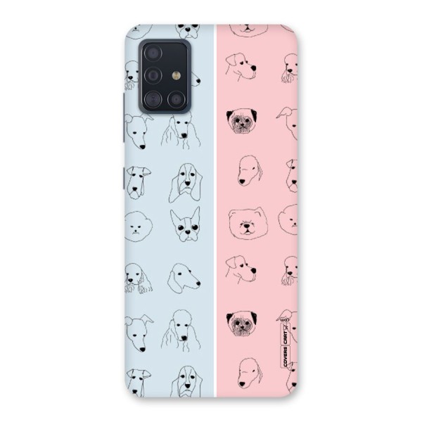 Dog Cat And Cow Back Case for Galaxy A51