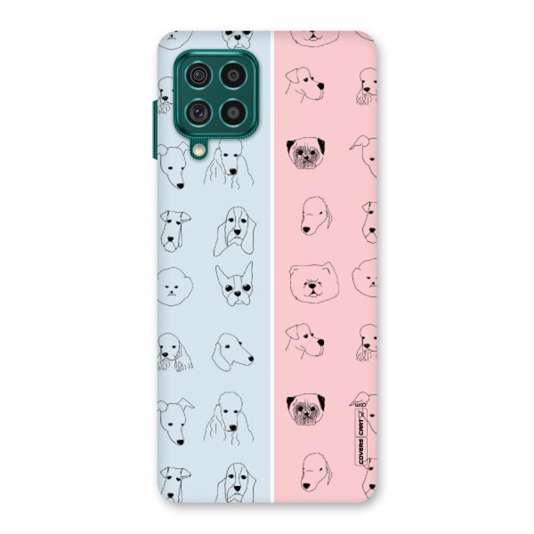 Dog Cat And Cow Back Case for Galaxy F62