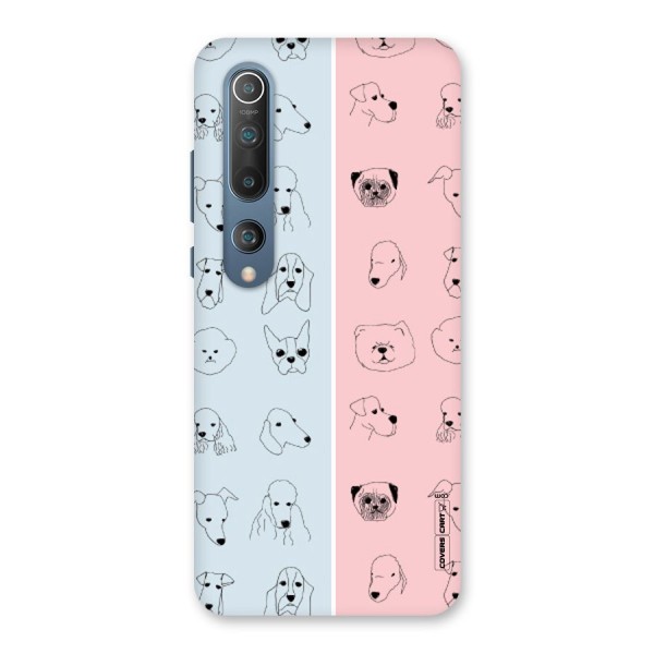 Dog Cat And Cow Back Case for Mi 10