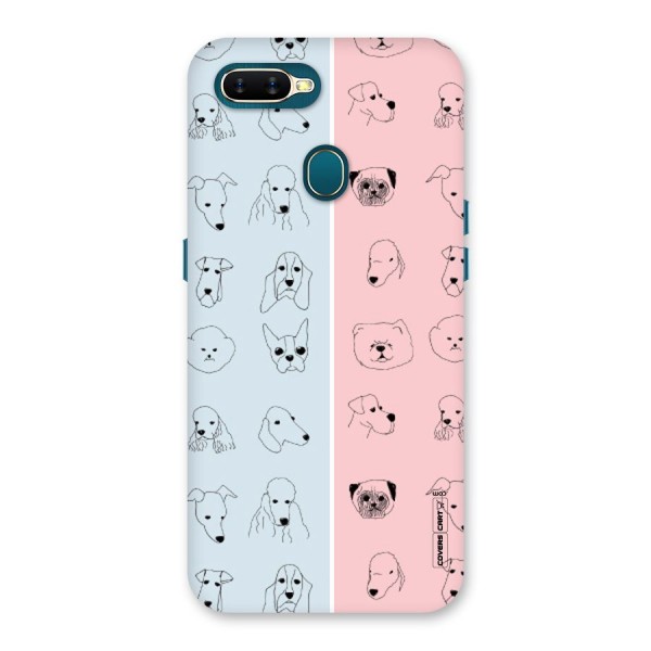 Dog Cat And Cow Back Case for Oppo A12