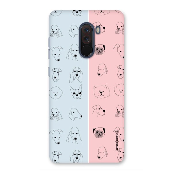 Dog Cat And Cow Back Case for Poco F1