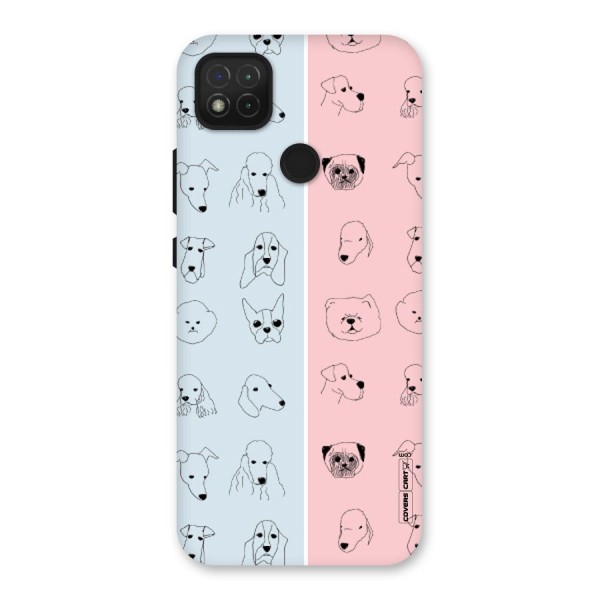 Dog Cat And Cow Back Case for Redmi 9C