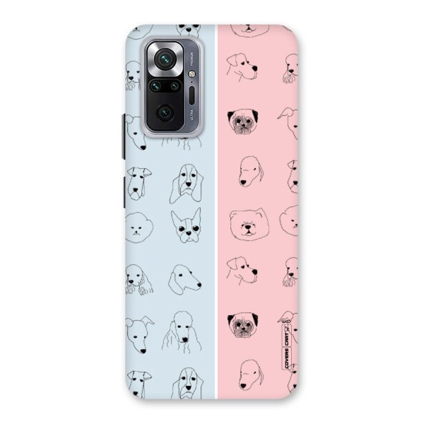 Dog Cat And Cow Back Case for Redmi Note 10 Pro