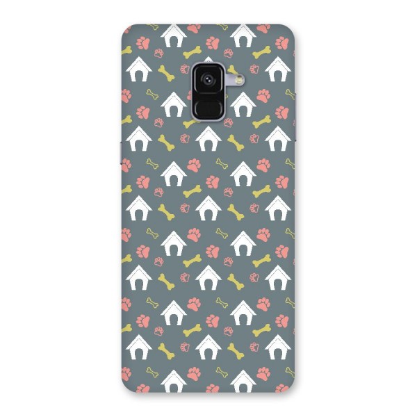 Dog Pattern Back Case for Galaxy A8 Plus