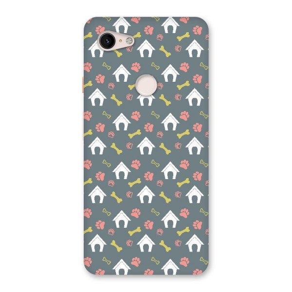 Dog Pattern Back Case for Google Pixel 3 XL