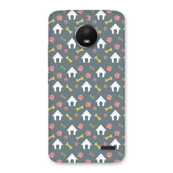 Dog Pattern Back Case for Moto E4