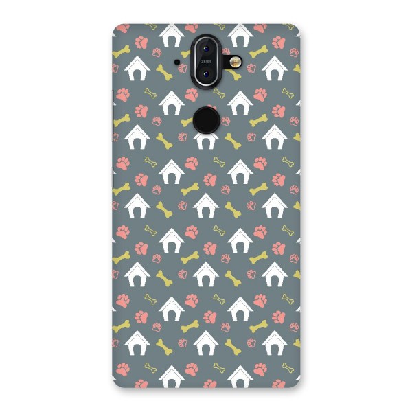 Dog Pattern Back Case for Nokia 8 Sirocco