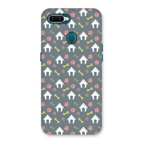 Dog Pattern Back Case for Oppo A12