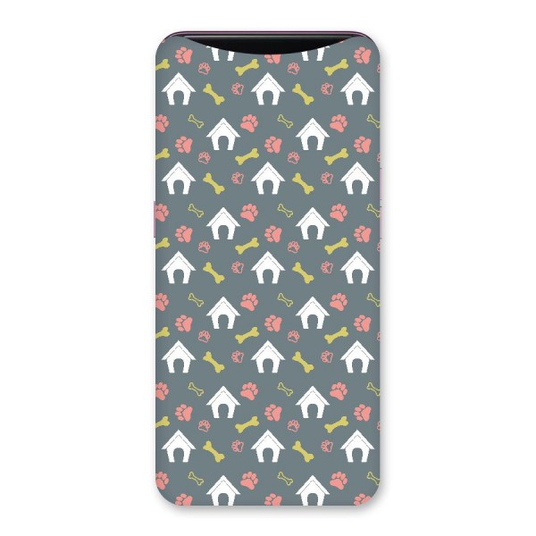 Dog Pattern Back Case for Oppo Find X