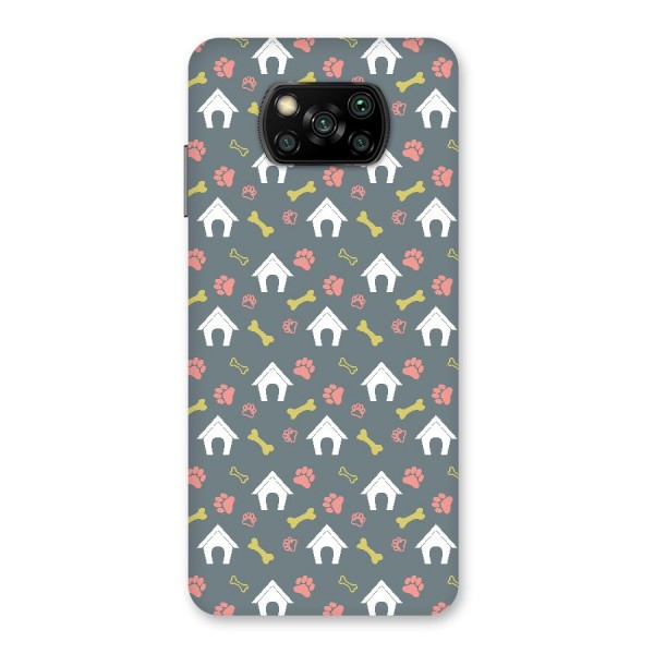 Dog Pattern Back Case for Poco X3