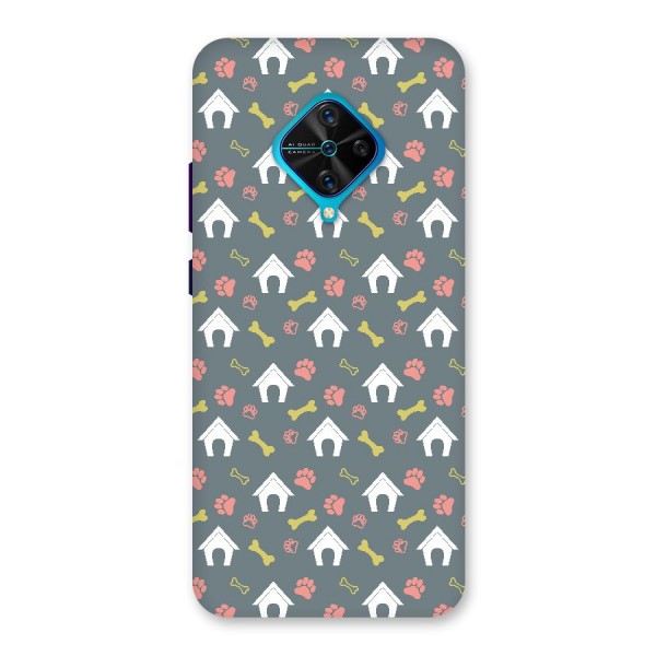 Dog Pattern Back Case for Vivo S1 Pro