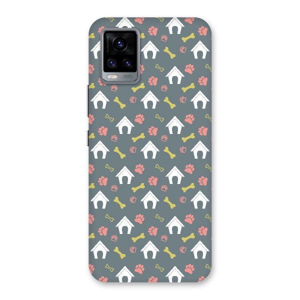 Dog Pattern Back Case for Vivo V20